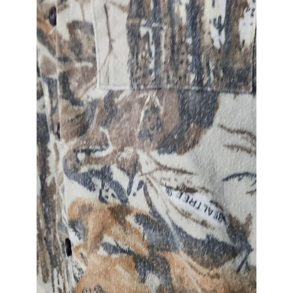 Cabelas Camouflage Hunting Shirt Long Sleeve Youth Size 14 Made In USA - Picture 8 of 10